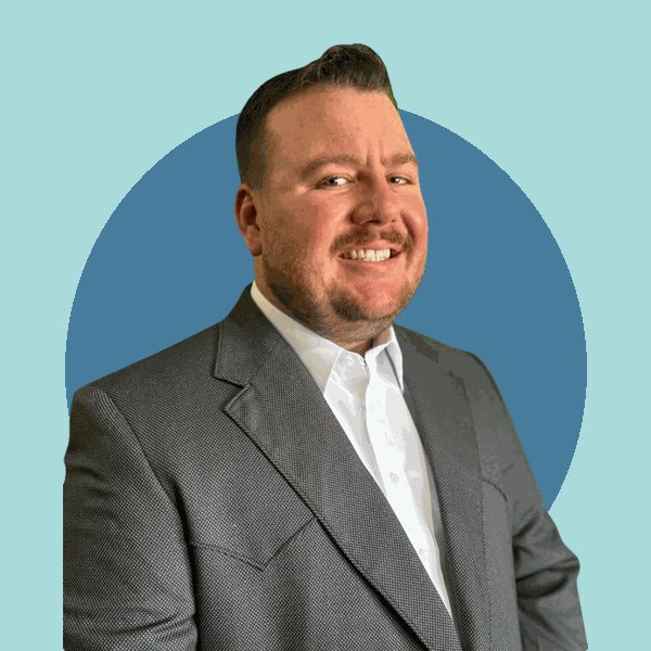 John Stafford in a gray blazer